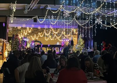 Community enjoying PDHF Festival of Trees 2023